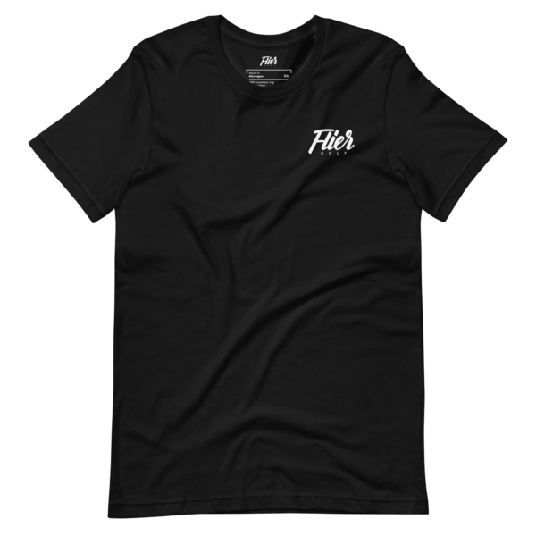 Let 'Er Fly Tee Black - Front