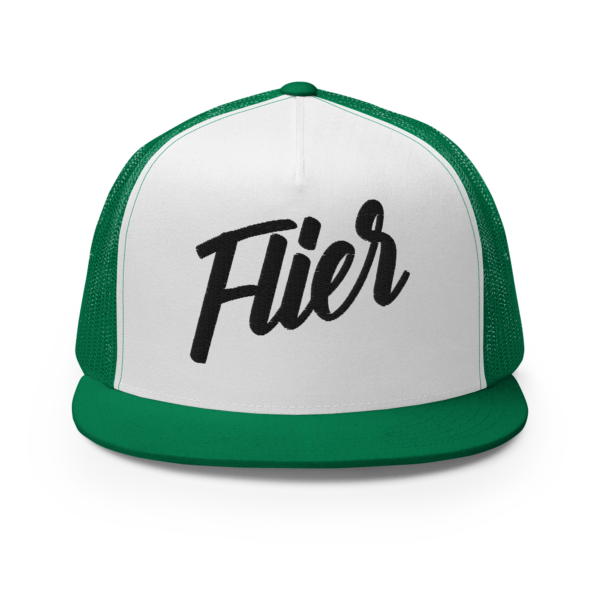 Flier Trucker Cap - Green/White