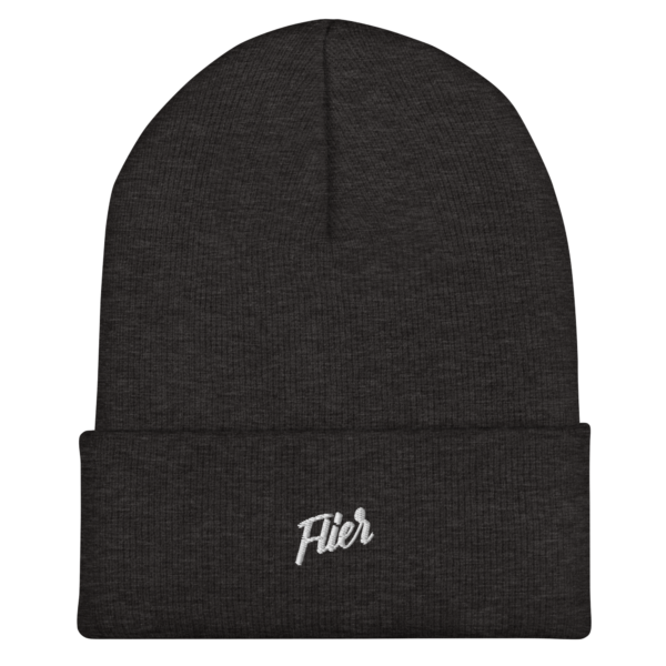 Flier Logo Beanie - Heather Asphalt