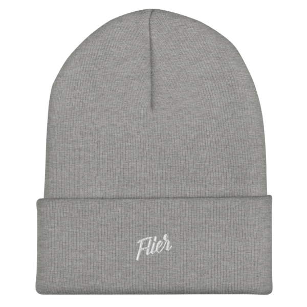 Flier Logo Beanie - Heather Gray